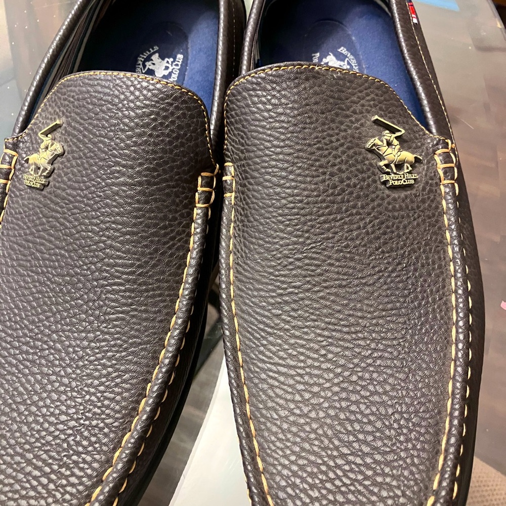 Dark brown slip on